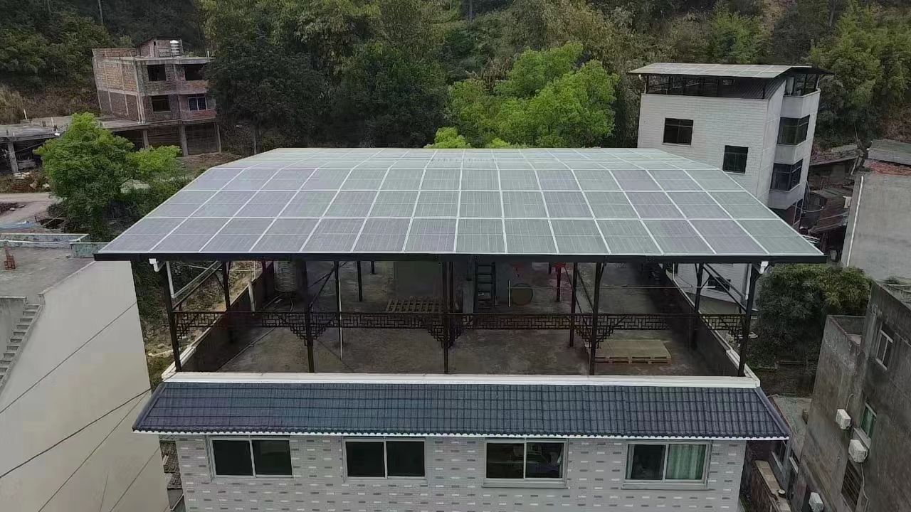 正定15kw+10kwh自建别墅家庭光伏储能系统